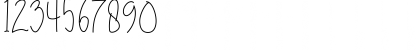Download Brilliant Signature 1 Regular Regular Font Numeric Preview