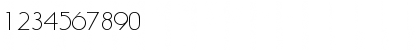 Download Litera-Light Regular Font Numeric Preview