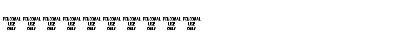 Download Bromount Personal Use Only Regular Font Numeric Preview