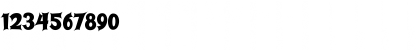 Download Butter Haunted Regular Font Numeric Preview