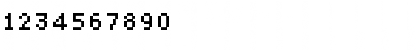 Download LoResNine Narrow Font Numeric Preview