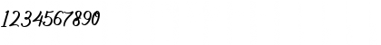 Download Catherine Regular Font Numeric Preview