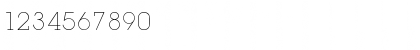 Download LubbersLight Regular Font Numeric Preview