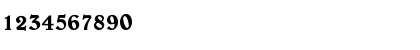 Download Belton Regular Font Numeric Preview