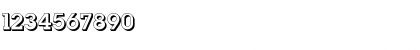 Download LugaShadow Semi Bold Font Numeric Preview
