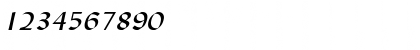 Download Lynda Wide Italic Font Numeric Preview