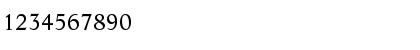 Download Lyon Regular Font Numeric Preview