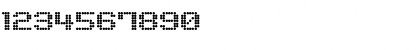 Download M06_QUADRA Regular Font Numeric Preview