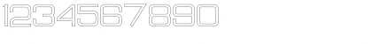 Download CS Harley Outline Regular Font Numeric Preview