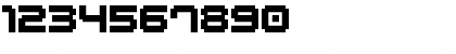 Download M41_LOVEBIT Regular Font Numeric Preview