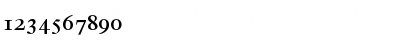 Download BemboOldstyleFigures-SemiBold Semi Bold Font Numeric Preview