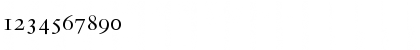 Download BemboSmallCaps&OldstyleFigures Roman Font Numeric Preview