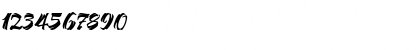 Download BendigoPlain Regular Font Numeric Preview