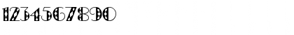 Download Manege Regular Font Numeric Preview
