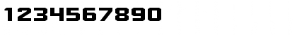 Download Marathon 3 Regular Font Numeric Preview