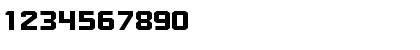 Download Marathon 4 Regular Font Numeric Preview