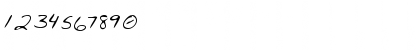 Download MarciesHand Regular Font Numeric Preview