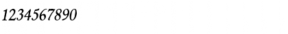 Download Marco Polo Italic Font Numeric Preview