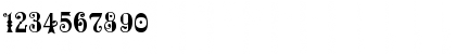 Download Mardi Gras Font Numeric Preview