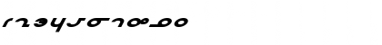 Download Masterdom Exp Bold Italic Exp Bold Italic Font Numeric Preview