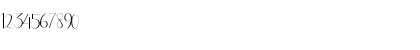 Download Eritta Script Regular Font Numeric Preview