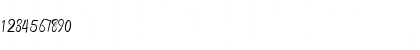 Download Estafet Letter Script Med Regular Font Numeric Preview
