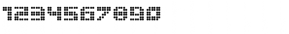 Download MedLed Regular Font Numeric Preview