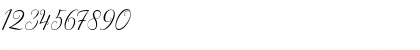 Download Gebrina Regular Font Numeric Preview