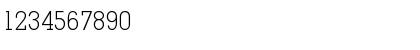 Download Memphis LT Light Regular Font Numeric Preview