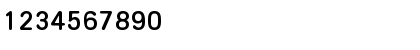 Download Mercedes-Serial DB Regular Font Numeric Preview