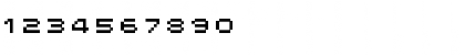 Download Mini 7 Extended Regular Font Numeric Preview