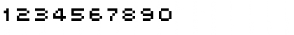 Download MINI 7 Regular Font Numeric Preview