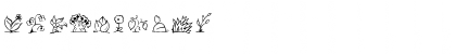 Download MiniPics UprootedLeaf Font Numeric Preview
