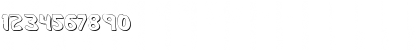 Download Miss Amanda Shadow Shadow Font Numeric Preview