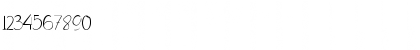 Download Janesville Script Regular Font Numeric Preview