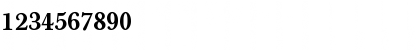 Download BertholdBaskervilleMedium-Book Book Font Numeric Preview