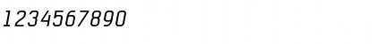 Download BetaSansNormOblique Regular Font Numeric Preview