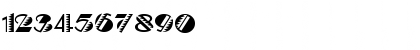 Download BeteNoirA Regular Font Numeric Preview