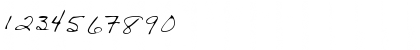 Download BethanysHand Regular Font Numeric Preview