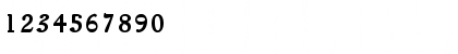 Download Nameless Bold Font Numeric Preview