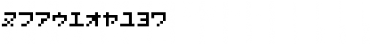 Download Nanoscopics-Katakana Roman Font Numeric Preview