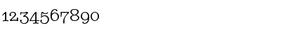 Download BetterTypeRiteSpec Regular Font Numeric Preview