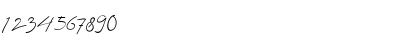 Download Madelon Script Regular Font Numeric Preview