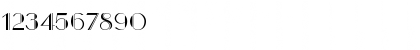 Download BeverlyHills Regular Font Numeric Preview