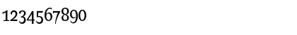 Download Biblon Regular Font Numeric Preview
