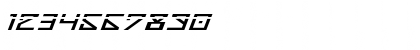 Download Nick Turbo Expanded ItLas Expanded ItLas Font Numeric Preview