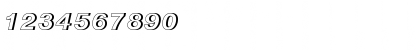 Download NimbusSanDBolItaRe1 Regular Font Numeric Preview