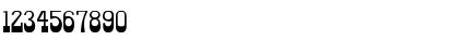 Download Big Regular Font Numeric Preview