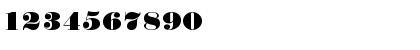 Download Normande BT Roman Font Numeric Preview