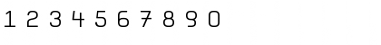 Download Normetica Regular Font Numeric Preview